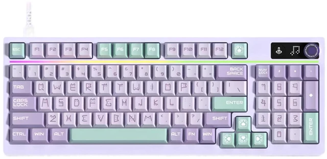 Alt view image 2 of 7 - Logitech G316 X Roland Cat Duke Gift Set Gaming Keyboard Gift Box, 8K Custom Mechanical wired Gaming Keyboard, 98 Hot Swappable Gasket Mount, G316 X (Roland Cat Duke Gift Set)