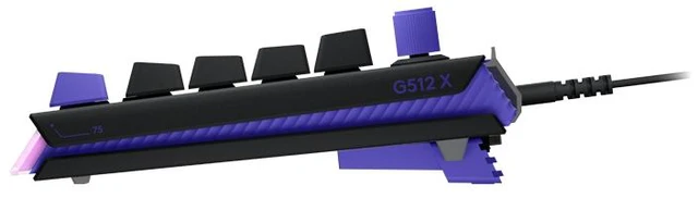 Alt view image 4 of 7 - Logitech G512 X 75 DUAL SWAP Gaming Keyboard, Hot-Swappable TMR Analog / Mechanical , 8K Polling Rate, Custom Actuation 0.1 - 4.0 mm, RAPID TRIGGER, RGB, Wired, PC Mac, black Tactile (Brown Switch)