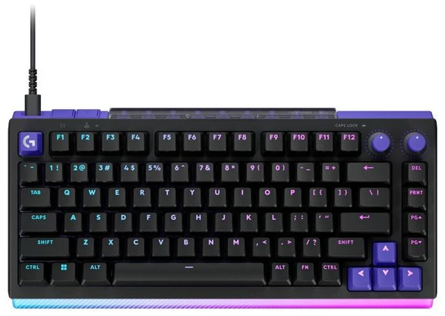 Alt view image 7 of 7 - Logitech G512 X 75 DUAL SWAP Gaming Keyboard, Hot-Swappable TMR Analog / Mechanical , 8K Polling Rate, Custom Actuation 0.1 - 4.0 mm, RAPID TRIGGER, RGB, Wired, PC Mac, black Tactile (Brown Switch)