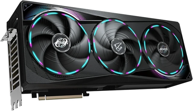 Alt view image 3 of 7 - GIGABYTE AORUS GeForce RTX 5080 16GB GDDR7 PCI Express 5.0 Graphics Card GV-N5080AORUS M-16GD