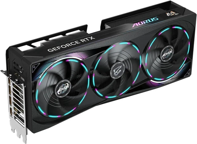 Alt view image 2 of 7 - GIGABYTE AORUS GeForce RTX 5080 16GB GDDR7 PCI Express 5.0 Graphics Card GV-N5080AORUS M-16GD