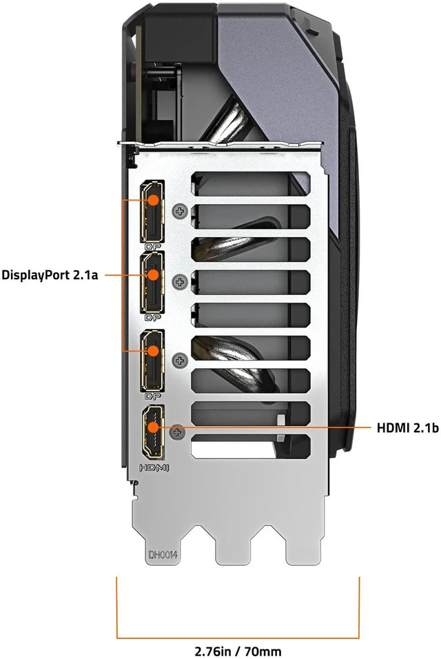 Alt view image 6 of 7 - GIGABYTE Gaming GeForce RTX 5090D 32GB GDDR7 PCI Express 5.0 ATX Graphics Card GV-N5090DGAMING OC-32GD