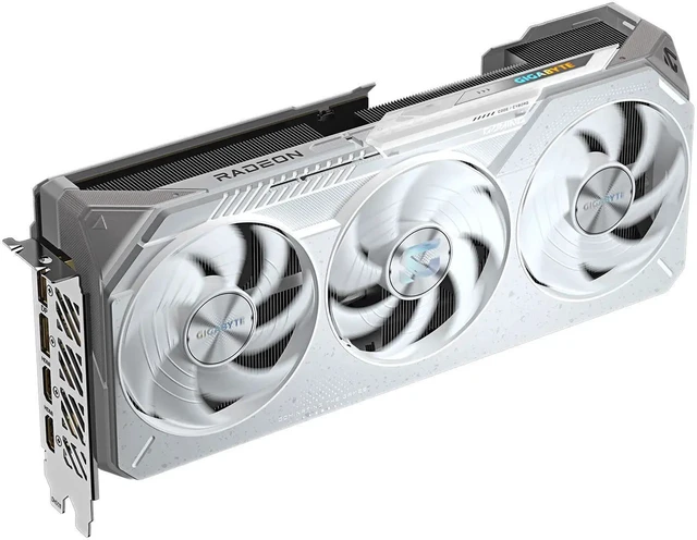 Alt view image 7 of 7 - GIGABYTE Gaming Radeon RX 9070 XT 16GB GDDR6 PCI Express 5.0 x16 Graphics Card 9070 XT GAMING ICE