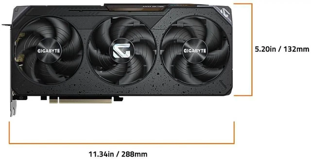 Alt view image 5 of 7 - GIGABYTE Gaming Radeon RX 9070 GRE 12GB GDDR6 PCI Express 5.0 ATX Graphics Card GV-R907GREGAMING-12GD