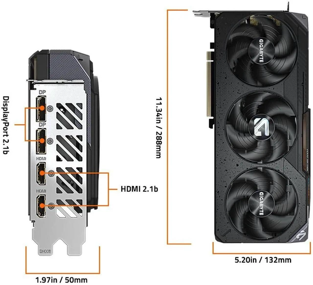 Alt view image 7 of 7 - GIGABYTE Gaming Radeon RX 9070 GRE 12GB GDDR6 PCI Express 5.0 ATX Graphics Card GV-R907GREGAMING-12GD