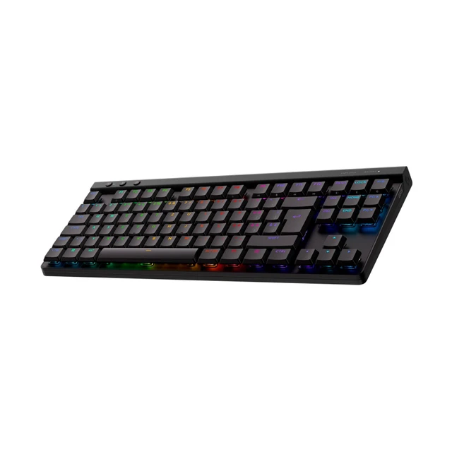 Alt view image 6 of 7 - Logitech G515 LIGHTSPEED TKL Low Profile Wireless Gaming Keyboard, GL Red Linear Switches, LIGHTSYNC RGB, Thin Tenkeyless Design, PBT Keycaps - Black(Red Switch)