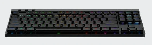 Alt view image 2 of 7 - Logitech G515 Lightspeed TKL Low Profile Wireless Gaming Keyboard, LIGHTSYNC RGB, Thin Tenkeyless Design, Double-Shot PBT Keycaps, Tactile (Brown) Mechanical Switches - Black, 920-012566