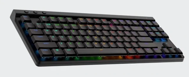 Alt view image 4 of 7 - Logitech G515 Lightspeed TKL Low Profile Wireless Gaming Keyboard, LIGHTSYNC RGB, Thin Tenkeyless Design, Double-Shot PBT Keycaps, Tactile (Brown) Mechanical Switches - Black, 920-012566