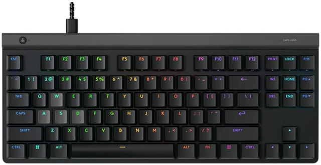 Main image of Logitech G515 Rapid TKL Low-Profile Wired Gaming Keyboard, Fully Customizable PC Gaming Keyboard with Analog Low-Profile Switches, Rapid Trigger, Ultra-Slim, for USB-A Port -black,920-013865