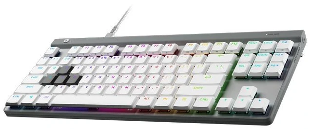Alt view image 2 of 7 - Logitech G515 Rapid TKL Low-Profile Wired Gaming Keyboard, Fully Customizable PC Gaming Keyboard with Analog Low-Profile Switches, Rapid Trigger, Ultra-Slim, for USB-A Port -white,920-013878