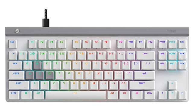 Main image of Logitech G515 Rapid TKL Low-Profile Wired Gaming Keyboard, Fully Customizable PC Gaming Keyboard with Analog Low-Profile Switches, Rapid Trigger, Ultra-Slim, for USB-A Port -white,920-013878