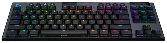 Alt view image 4 of 7 - Logitech G913 TKL Lightspeed Wireless Ultra-thin Mechanical Gaming Keyboard, GL-L RED Switch Low Profile Switch Options, Lightsync RGB, G Key Programmable (Linear)