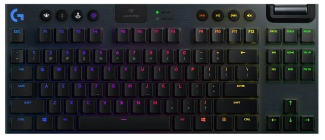 Alt view image 3 of 7 - Logitech G913 TKL Lightspeed Wireless Ultra-thin Mechanical Gaming Keyboard, GL-L RED Switch Low Profile Switch Options, Lightsync RGB, G Key Programmable (Linear)