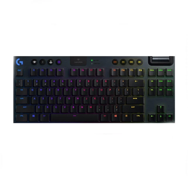 Main image of Logitech G913 TKL Lightspeed Wireless Ultra-thin Mechanical Gaming Keyboard, GL-L RED Switch Low Profile Switch Options, Lightsync RGB, G Key Programmable (Linear)