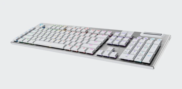 Alt view image 3 of 6 - Logitech G915 X LIGHTSPEED Low Profile Wireless Mechanical Gaming Keyboard - GL Brown Tactile Switches, RGB Backlighting - 920-012692, white