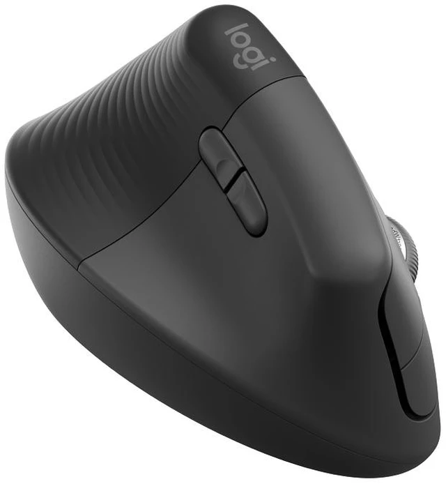 Alt view image 3 of 7 - Logitech LIFT Left-Handed VERTICAL Wireless Bluetooth Mouse , for Left Hand, Ergonomic Vertical Mouse Silent Office Mouse, Vertical Small to Medium Hand Lift,4000dpi, 4buttons, black