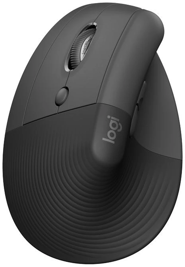 Alt view image 2 of 7 - Logitech LIFT Left-Handed VERTICAL Wireless Bluetooth Mouse , for Left Hand, Ergonomic Vertical Mouse Silent Office Mouse, Vertical Small to Medium Hand Lift,4000dpi, 4buttons, black