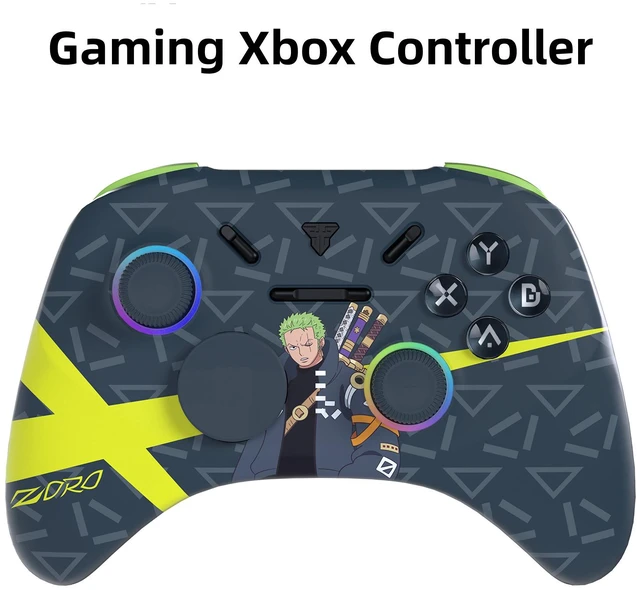 Main image of FANTECH WGPI5V2A Zoro Gaming Controller, One Piece Edition, Wireless Tri-Mode (2.4G/Bluetooth 5.0/Wired),Hall Effect Trigger Buttons, Four-Level Vibration, 1000Hz Polling Rate, Gray