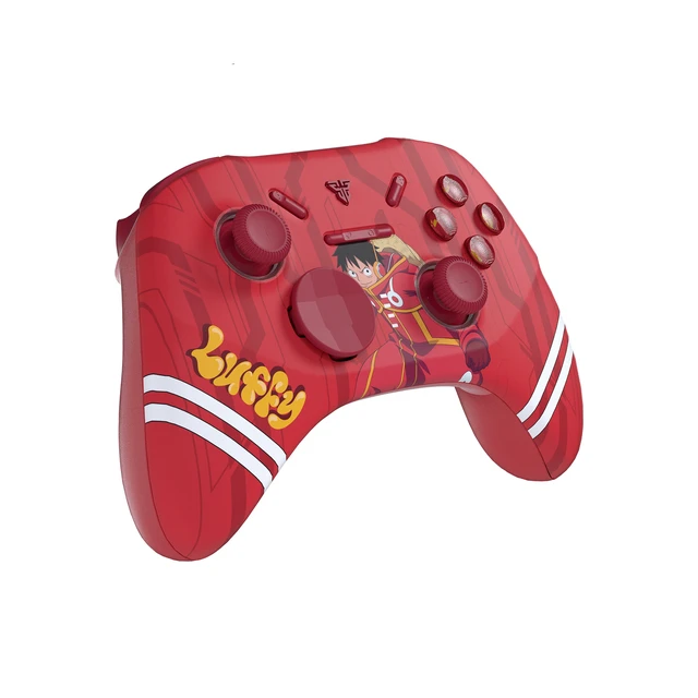 Alt view image 3 of 7 - FANTECH WGPI5V2A Luffy Gaming Controller, One Piece Edition, Wireless Tri-Mode (2.4G/Bluetooth 5.0/Wired),Hall Effect Trigger Buttons, Four-Level Vibration, 1000Hz Polling Rate, Red