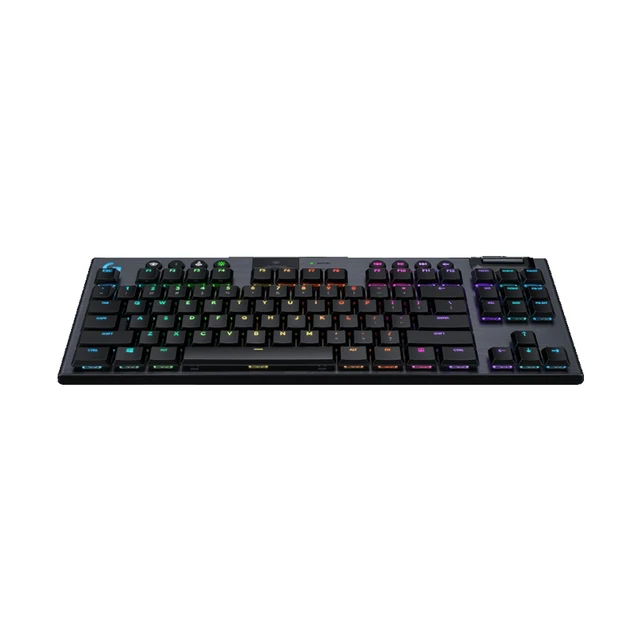 Alt view image 2 of 7 - Logitech G915 LIGHTSPEED TKL Wireless Mechanical Gaming Keyboard, - Low Profile GL Brown Tactile Switches, LIGHTSYNC RGB, Bluetooth Support - Black