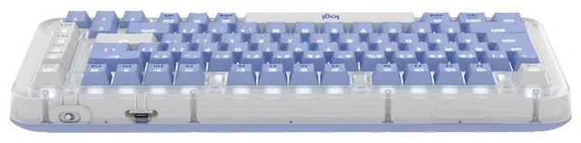 Alt view image 2 of 7 - Logitech Amber Series K75M Wireless Mechanical Keyboard, UniCushion Gasket Structural Design,920-013301,purple