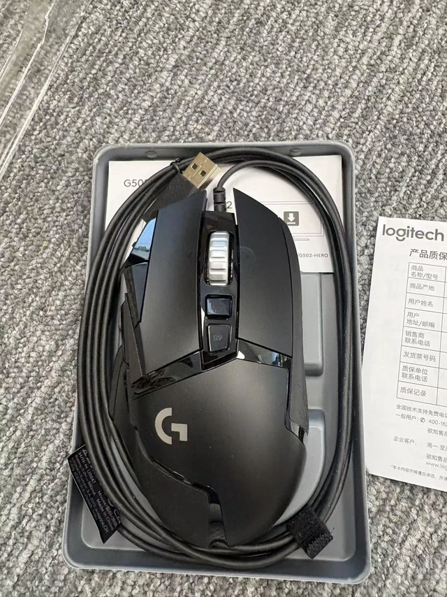 Main image of Logitech G502 HERO High Performance Wired Gaming Mouse, HERO 25K Sensor, 25,600 DPI, RGB, Adjustable Weights, 11 Programmable Buttons, On-Board Memory, PC / Mac