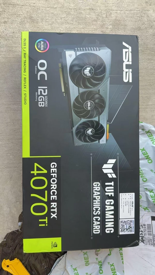 Main image of ASUS TUF Gaming NVIDIA GeForce RTX 4070 Ti OC Edition Gaming Graphics Card (PCIe 4.0, 12GB GDDR6X, HDMI 2.1a, DisplayPort 1.4a) TUF-RTX4070TI-O12G-GAMING