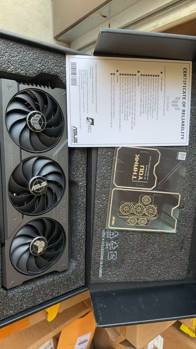 Alt view image 2 of 3 - ASUS TUF Gaming NVIDIA GeForce RTX 4070 Ti OC Edition Gaming Graphics Card (PCIe 4.0, 12GB GDDR6X, HDMI 2.1a, DisplayPort 1.4a) TUF-RTX4070TI-O12G-GAMING