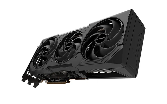 Alt view image 4 of 5 - SAPPHIRE Tech PULSE PRO RX9070 GRE 12G D6 OC Gaming Graphics Card, (PCIe 4.0, 12GB GDDR6, HDMI 4K, DisplayPort 2.1a, video card, High TG Copper PCB, Digital Power Design), WHITE,11354-08