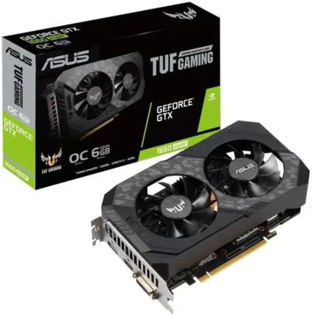 Main image of ASUS TUF Gaming GeForce GTX 1660 SUPER 6GB GDDR6 PCI Express 3.0 x16 Video Card TUF-GTX1660S-O6G-GAMING