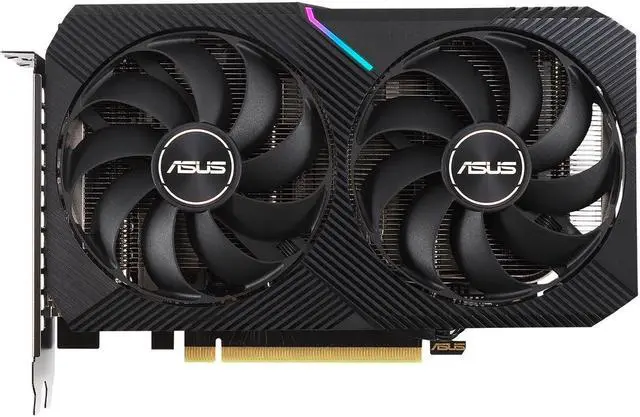 Alt view image 3 of 7 - ASUS Dual GeForce RTX 3060 Video Card DUAL-RTX3060-O12G-V2