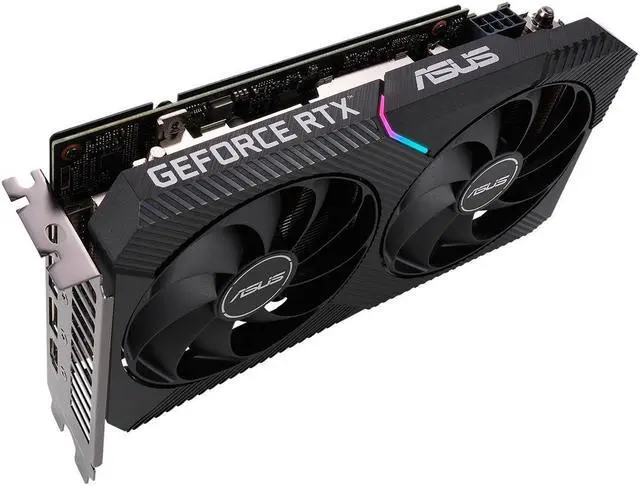 Alt view image 4 of 7 - ASUS Dual GeForce RTX 3060 Video Card DUAL-RTX3060-O12G-V2