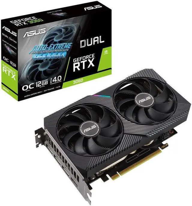 Main image of ASUS Dual GeForce RTX 3060 Video Card DUAL-RTX3060-O12G-V2