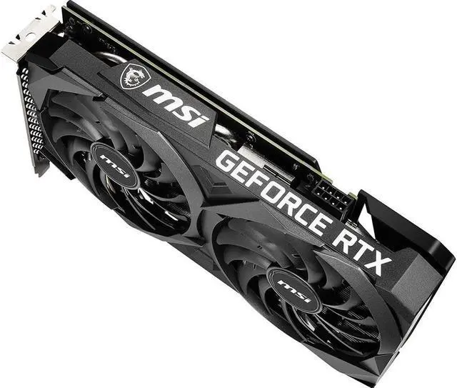Alt view image 3 of 6 - MSI Ventus GeForce RTX 3060 Ti 8GB GDDR6X PCI Express 4.0 Video Card RTX 3060 TI VENTUS 2X 8GD6X OC