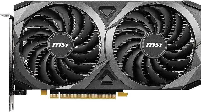 Alt view image 2 of 6 - MSI Ventus GeForce RTX 3060 Ti 8GB GDDR6X PCI Express 4.0 Video Card RTX 3060 TI VENTUS 2X 8GD6X OC