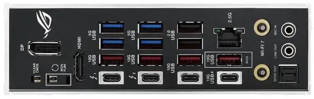 Alt view image 3 of 7 - ASUS ROG STRIX Z890-F GAMING WIFI Intel Z890 LGA 1851 ATX motherboard, DDR5 slots, DIMM Flex, AEMP III, WiFi 7, 5×M.2 slots,NPU Boost, ASUS AI Advisor, AI Overclocking, AI Cooling II, Polymo Lighting