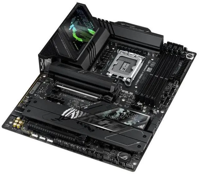 Alt view image 5 of 7 - ASUS ROG STRIX Z890-F GAMING WIFI Intel Z890 LGA 1851 ATX motherboard, DDR5 slots, DIMM Flex, AEMP III, WiFi 7, 5×M.2 slots,NPU Boost, ASUS AI Advisor, AI Overclocking, AI Cooling II, Polymo Lighting