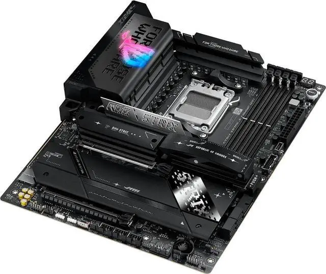 Alt view image 4 of 7 - ASUS ROG STRIX X870E-E GAMING WIFI AMD AM5 X870 ATX motherboard 18+2+2 power stages, Dynamic OC Switcher, Core Flex, DDR5 AEMP, WiFi 7, 5x M.2, PCIe 5.0, Q-Release Slim, USB4, AI OCing & Networking