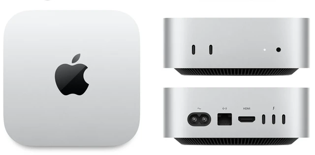 Alt view image 2 of 14 - Apple 2024 Mac Mini M4 Ultra Compact Desktop Computer, M4 chip,10core CPU,10core GPU,16GB Unified Memory,256GB SSD Storage,Gigabit Ethernet,Wi-Fi 6E,Thunderbolt 4,Works with iPhone/iPad,Excellent