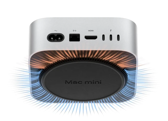 Alt view image 6 of 14 - Apple 2024 Mac Mini M4 Ultra Compact Desktop Computer, M4 chip,10core CPU,10core GPU,16GB Unified Memory,256GB SSD Storage,Gigabit Ethernet,Wi-Fi 6E,Thunderbolt 4,Works with iPhone/iPad,Excellent