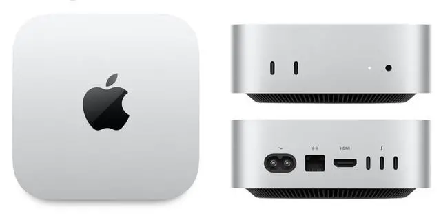 Alt view image 2 of 7 - Apple 2024 Mac Mini Compact Desktop,M4 Pro Chip,12-Core CPU, 16-Core GPU, 16-Core NE, 24GB Unified Mem, 4TB SSD, 10GbE, Wi-Fi 6E, TB5, HDMI 2.1, BT5.3, iPhone/iPad Compatible, Pro High-Speed Computing