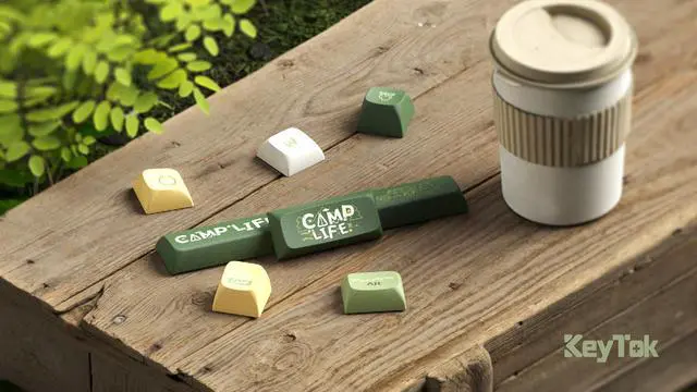 Alt view image 4 of 4 - KDA Camp Life
Dye-Sub PBT Keycaps