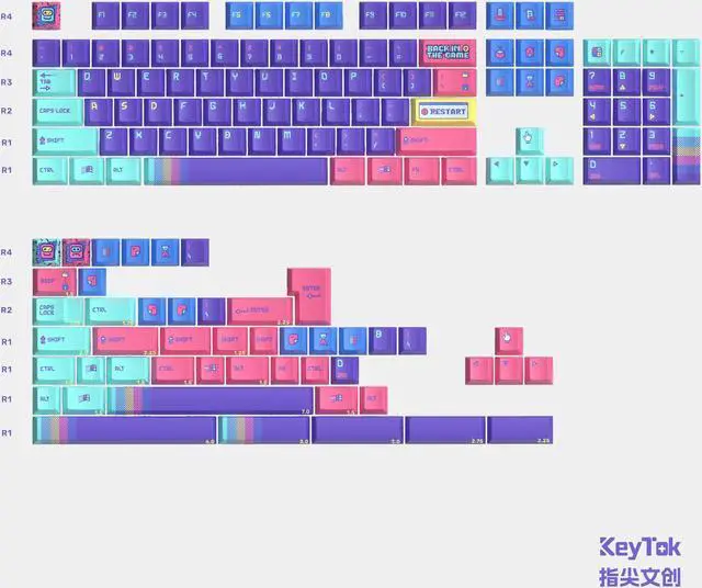 Main image of Cherry Back In The Game
Dye-Sub PBT Keycaps