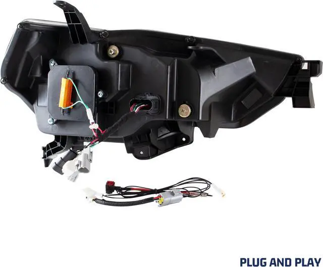 Alt view image 5 of 5 - LED Headlights Projector for Toyota 4Runner 4-Runner 2010-2019 SR5 TRD Off Road Lmited Start-up Animation Sequential Indicator Red Eyes High/Low Beam Front Lamps Assembly Accessary