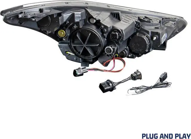 Alt view image 5 of 5 - LED Headlights for Hyundai Elantra 2012 2013 2014 2015 Start-up Animation Sequential Indicator High Beam & Low Beam Projector Replacement Front Lamp Assembly Accessary