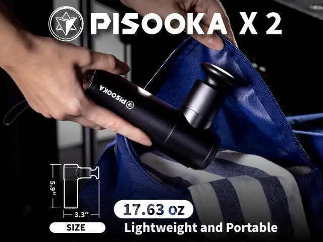 Alt view image 2 of 7 - Project Mars PISOOKA X2 Mini Massage Gun, Intellitopia Massage Gun, Lightweight Portable Massage Gun for Muscle Relaxation, Compact Handheld Massager for Deep Tissue Percussion (Dark Green)