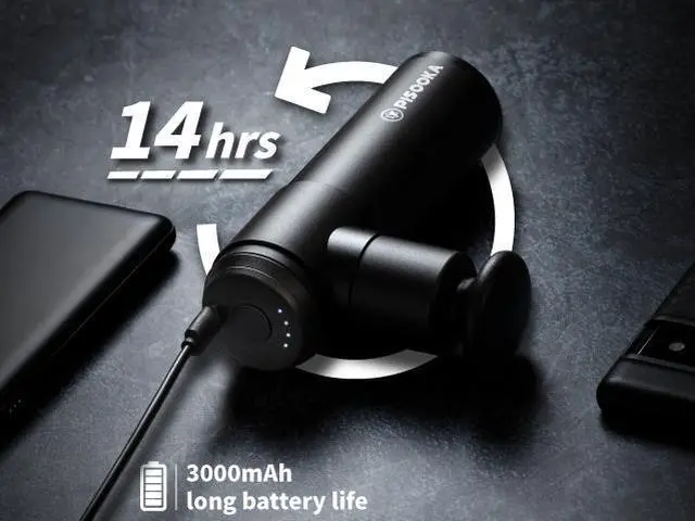 Alt view image 6 of 7 - Project Mars PISOOKA X2 Mini Massage Gun, Intellitopia Massage Gun, Lightweight Portable Massage Gun for Muscle Relaxation, Compact Handheld Massager for Deep Tissue Percussion (Dark Green)