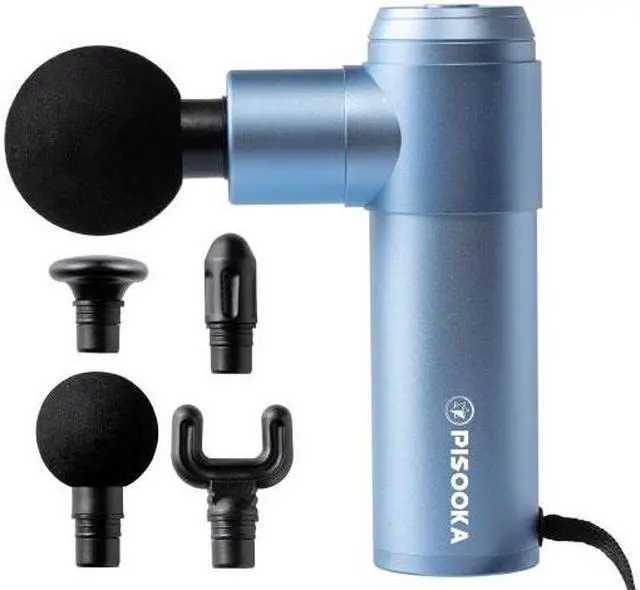 Main image of Project Mars PISOOKA X2 Mini Massage Gun, Intellitopia Massage Gun, Lightweight Portable Massage Gun for Muscle Relaxation, Compact Handheld Massager for Deep Tissue Percussion (Blue)