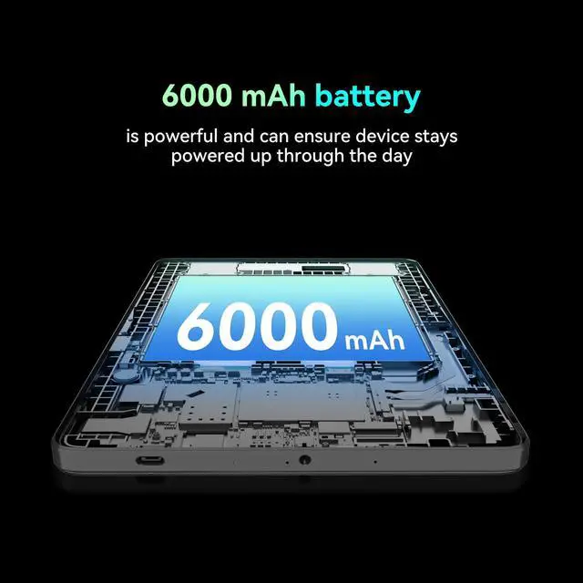 Alt view image 6 of 7 - FOXXD C10 Smart Calling Tablet - 10.1" HD Display, 8MP Cameras, 4GB RAM, 64GB Storage,
Quad-Core CPU, 5000mAh Battery, 4G, USB-C, BT 5.0, Wi-Fi 802.11 b/g/n/ac, and Multi-Band Network Support - Black