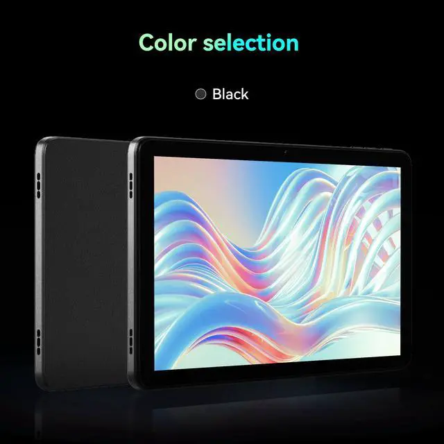 Alt view image 7 of 7 - FOXXD C10 Smart Calling Tablet - 10.1" HD Display, 8MP Cameras, 4GB RAM, 64GB Storage,
Quad-Core CPU, 5000mAh Battery, 4G, USB-C, BT 5.0, Wi-Fi 802.11 b/g/n/ac, and Multi-Band Network Support - Black